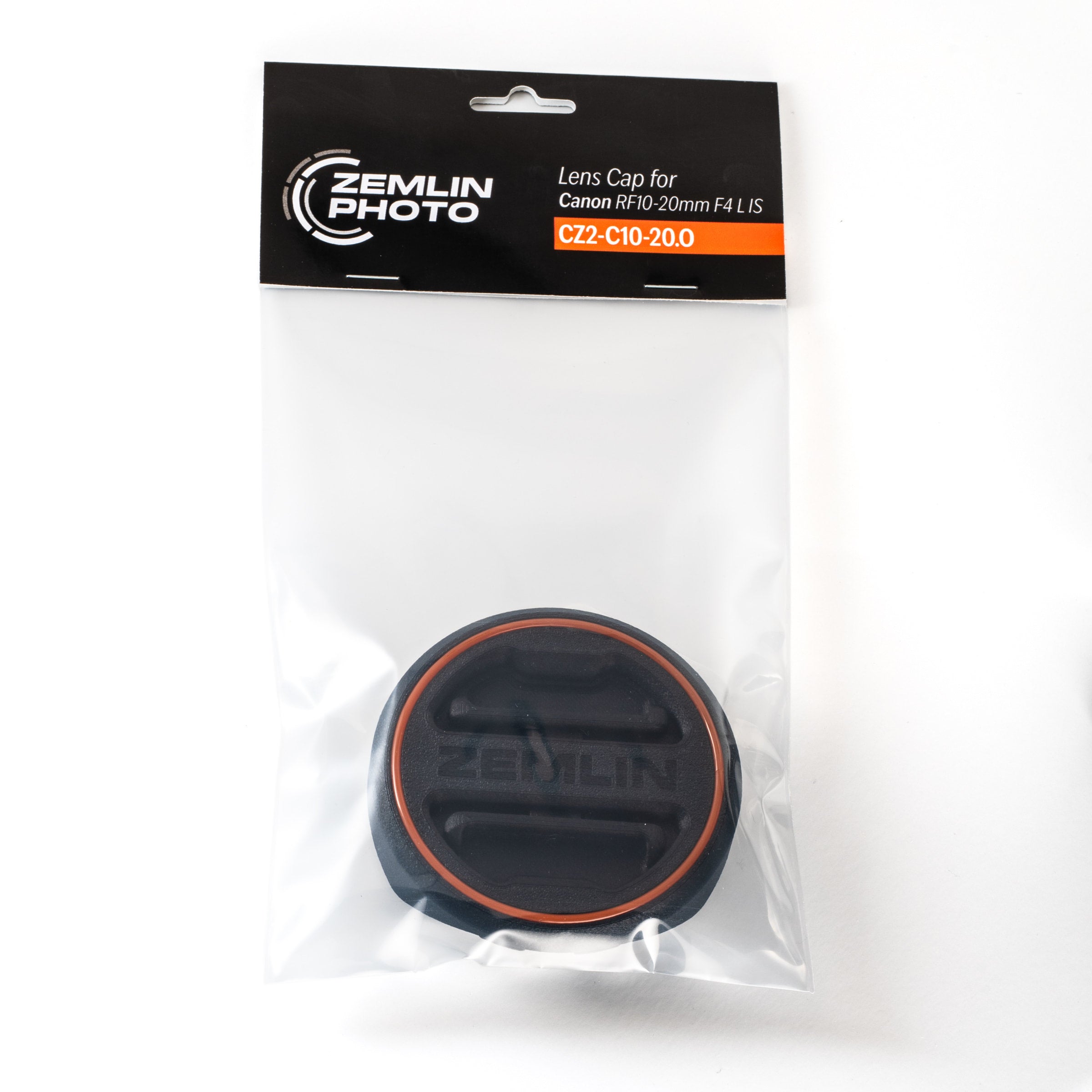 V2 Lens Cap for Canon RF10-20mm F4 L IS STM lens. | Zemlin Photo